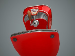 cartoon cola dispenser Modelo 3D