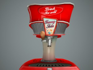 cartoon cola dispenser Modelo 3D