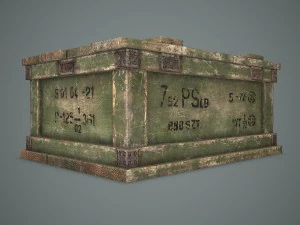 caja militar Modelo 3D