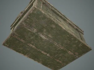 caja militar Modelo 3D