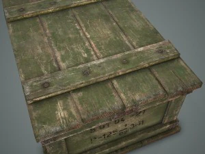caja militar Modelo 3D
