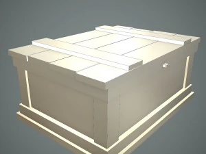 caja militar Modelo 3D