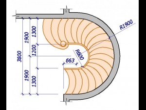classic spiral stair 3D 模型