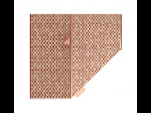 log house 7600 x 7600mm Modello 3D