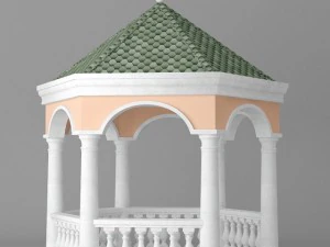 gazebo Modello 3D