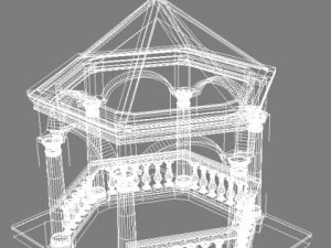 gazebo Modello 3D