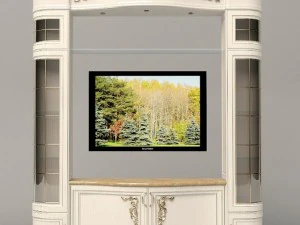 baroque tv cabinet 3D Model
