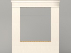baroque tv cabinet Model 3D