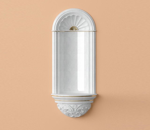 classic wall niche 3D Model .c4d .max .obj .3ds .fbx .stl .blend 