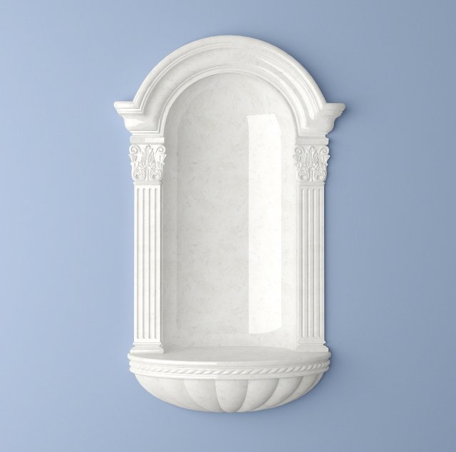 classic niche 6 3D Model .c4d .max .obj .3ds .fbx .stl .blend 