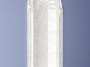 cresent wall niche 3Dモデル