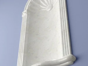 cresent wall niche 3D Model