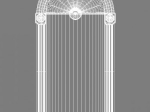 cresent wall niche 3Dモデル