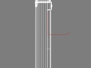 cresent wall niche 3D Model