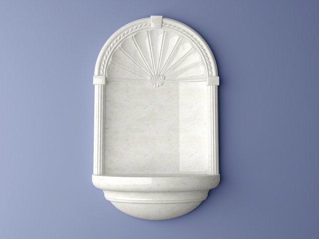 charlotte wall niche 3D Model .c4d .max .obj .3ds .fbx .stl .blend 