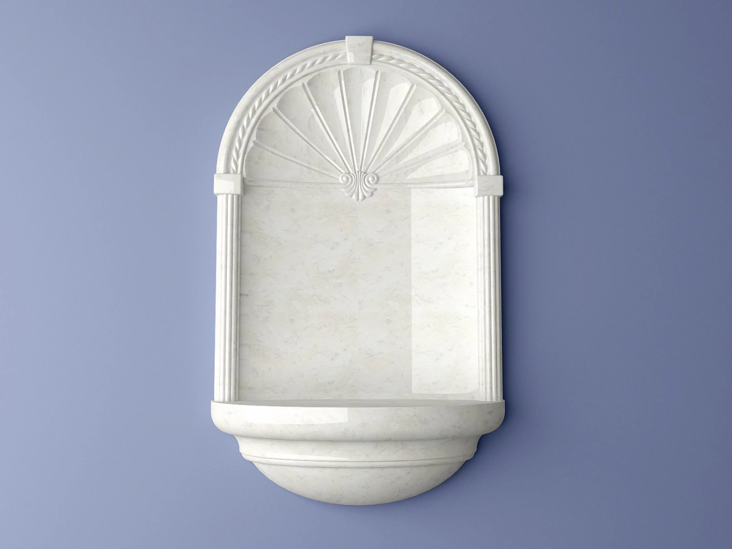 charlotte wall niche 3D Model .c4d .max .obj .3ds .fbx .stl .blend