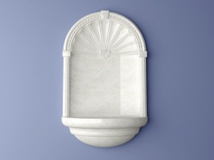charlotte wall niche Modello 3D