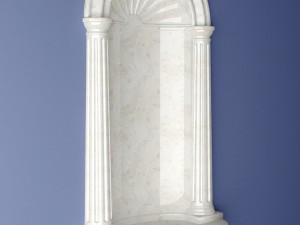henta colonial wall niche Modelo 3D