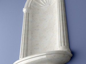 henta colonial wall niche Modelo 3D