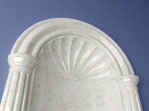henta colonial wall niche Modelo 3D