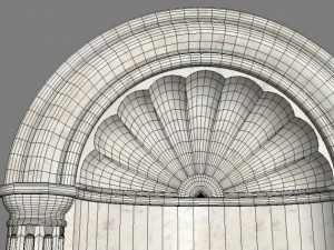 henta colonial wall niche Modelo 3D
