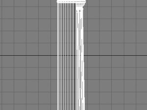 henta colonial wall niche Modelo 3D