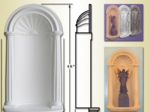 henta colonial wall niche Modelo 3D