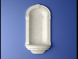 madison wall niche Modello 3D