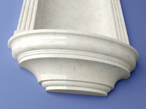 madison wall niche Modello 3D