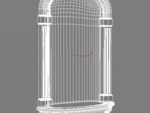 madison wall niche Modello 3D