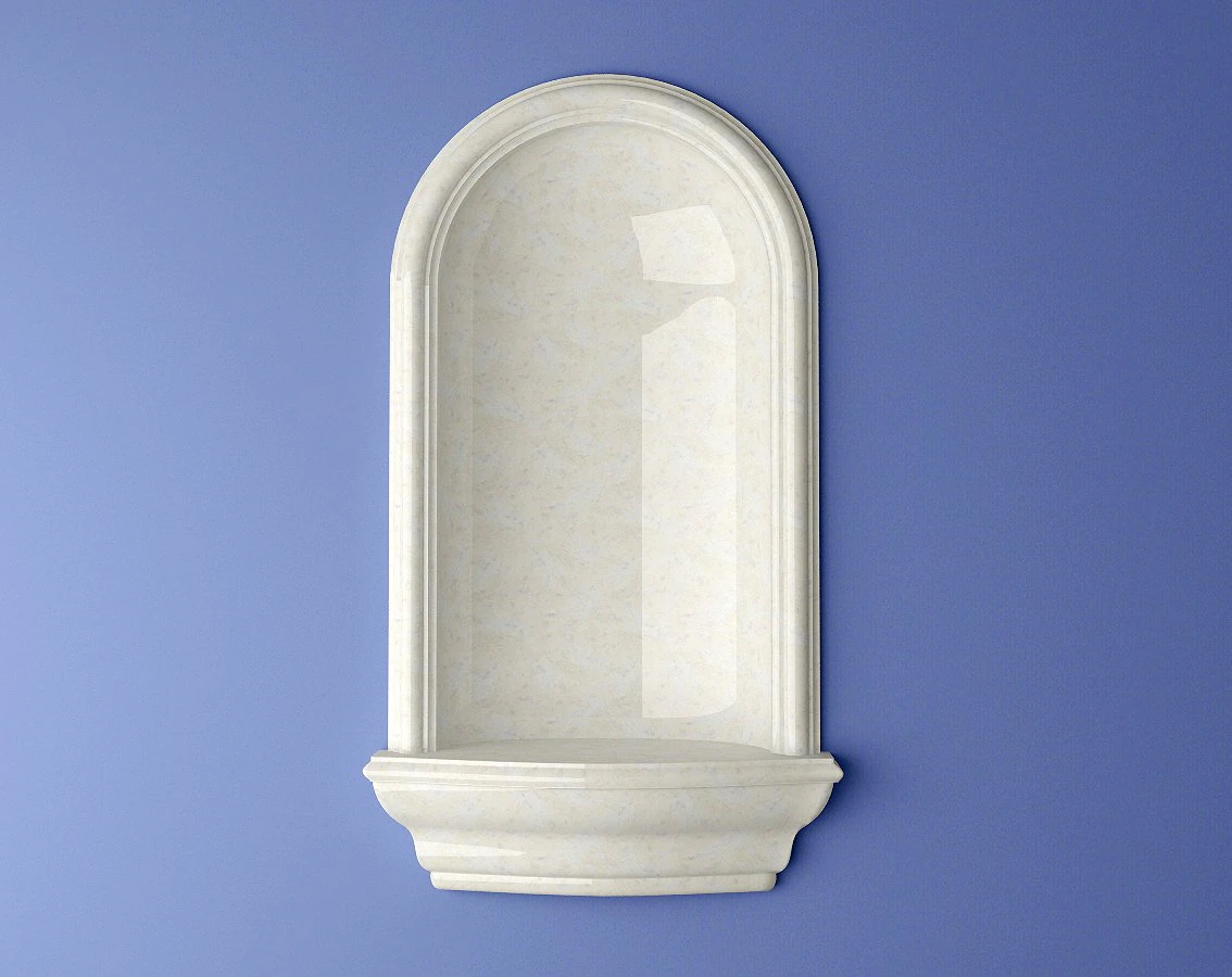 italia wall niche 3D Model .c4d .max .obj .3ds .fbx .stl .blend 