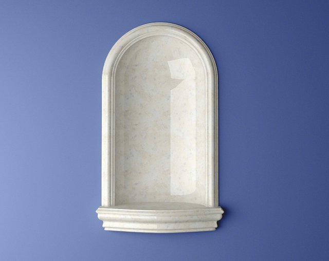 brittany wall niche Modèle 3D .c4d .max .obj .3ds .fbx .stl .blend 