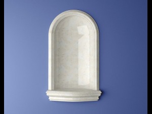 brittany wall niche Modello 3D