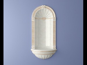 classic wall niche 8 Modello 3D