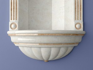 classic wall niche 8 3D Model