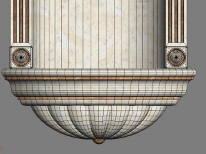 classic wall niche 8 3D Model