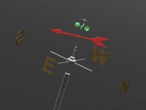 weathervane Modèle 3D