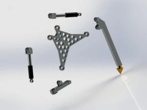 ara&ntilde;a robot Modelo de impresión 3D