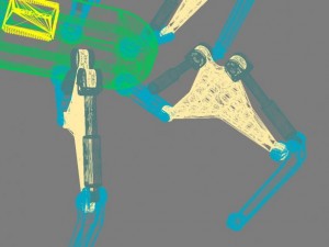 robot spider Model Cetak 3D