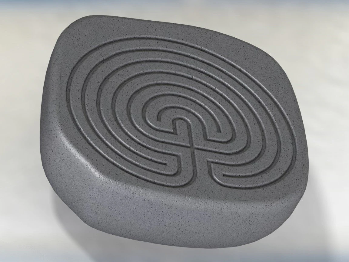 classic celtic maze 3D Model .c4d .max .obj .3ds .fbx .stl .blend 