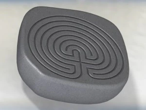 labirinto celta cl&aacute;ssico Modelo 3D