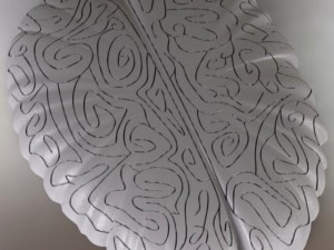 maze in the shape of the brain 3D Model