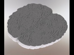 maze in the shape of the brain 3D Model