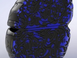 maze in the shape of the brain 3D Model