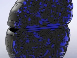 maze in the shape of the brain 3D Model