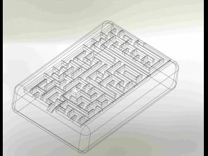 soap with a labyrinth 3D Print Model
