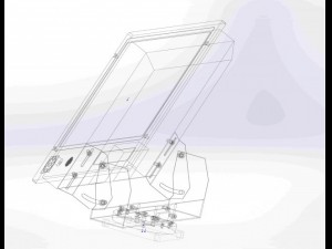 the display for military and industrial 3D Модель