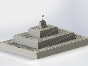 pyramid labyrinth Model do druku 3D
