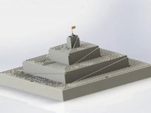 pyramid labyrinth 3D Print Model