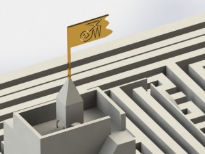 pyramid labyrinth Model do druku 3D